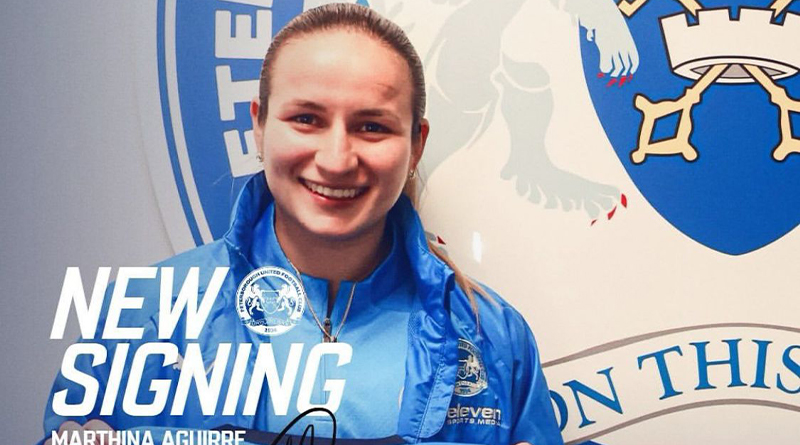 Marthina Aguirre nueva jugadora del Peterborough United Women