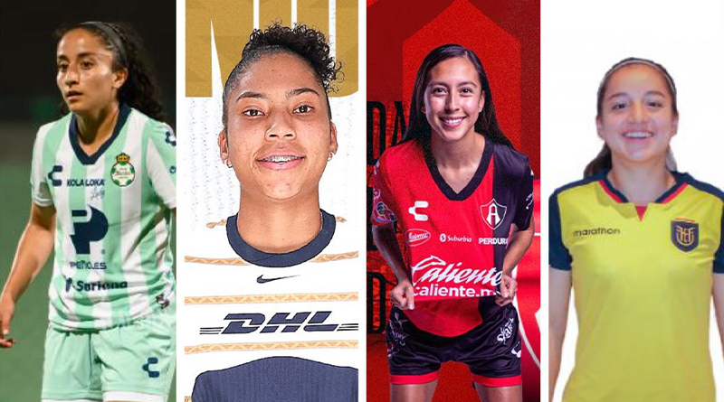 Futbolistas ecuatorianas que jugarán en México